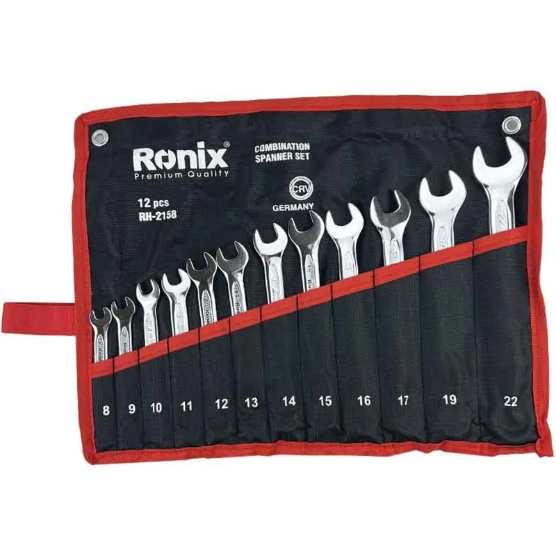 مجموعه 12 عددی آچار یکسر رینگ رونیکس مدل RH-2158