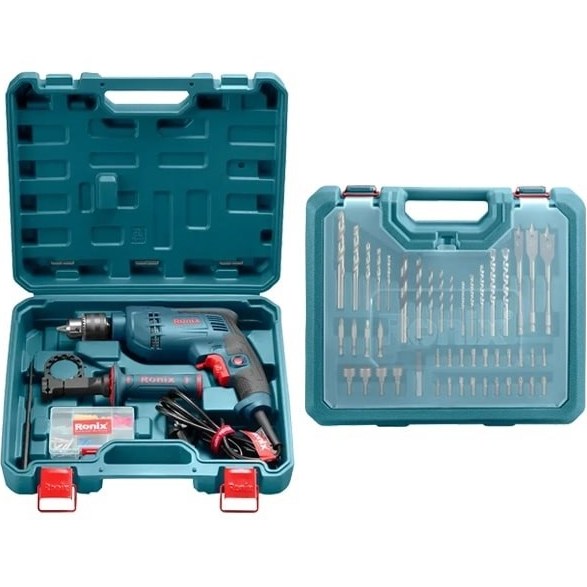 مجموعه 54 عددی دریل چکشی رونیکس مدل RS-0005 (پس کرایه)